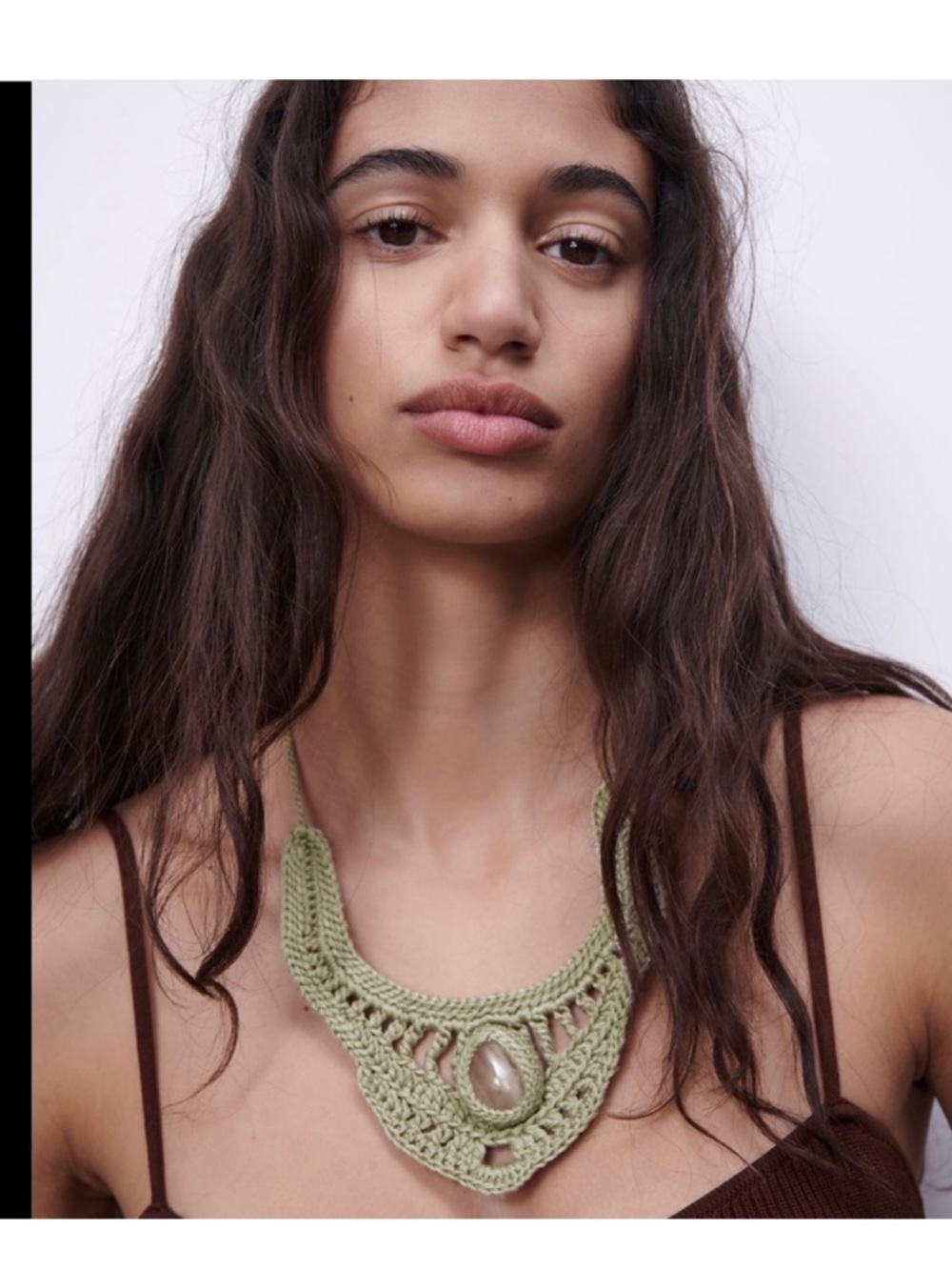 Zara macrame necklace
